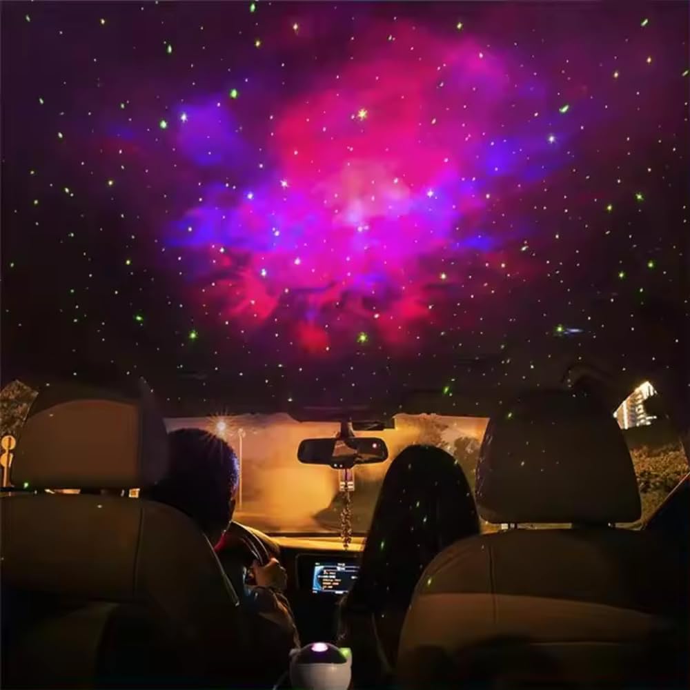 molinon Plastic Astronaut Galaxy Projector Robot Star Sky Space Night Light LED Lamp With Remote 360 Adjustable For Home, Tents, Gifts, Baby, Bedroom Gaming Room And Dance Party