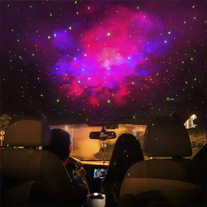molinon Plastic Astronaut Galaxy Projector Robot Star Sky Space Night Light LED Lamp With Remote 360 Adjustable For Home, Tents, Gifts, Baby, Bedroom Gaming Room And Dance Party