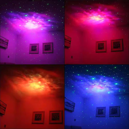 molinon Plastic Astronaut Galaxy Projector Robot Star Sky Space Night Light LED Lamp With Remote 360 Adjustable For Home, Tents, Gifts, Baby, Bedroom Gaming Room And Dance Party