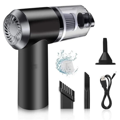 2 in 1 VACCUN CLEANER HANDHELD VACCUM CAR CLEANER AIR DUSTER WIRELESS RECHARGEABLE HOME
