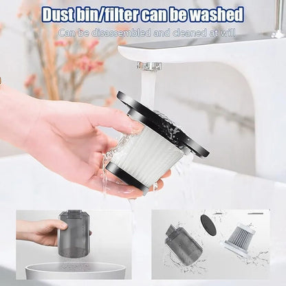 2 in 1 VACCUN CLEANER HANDHELD VACCUM CAR CLEANER AIR DUSTER WIRELESS RECHARGEABLE HOME