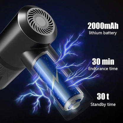 2 in 1 VACCUN CLEANER HANDHELD VACCUM CAR CLEANER AIR DUSTER WIRELESS RECHARGEABLE HOME