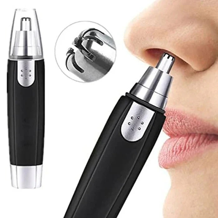 Nose Hair Trimmer Battery-Operated Ear and Nose Hair Trimmer Clipper Painless